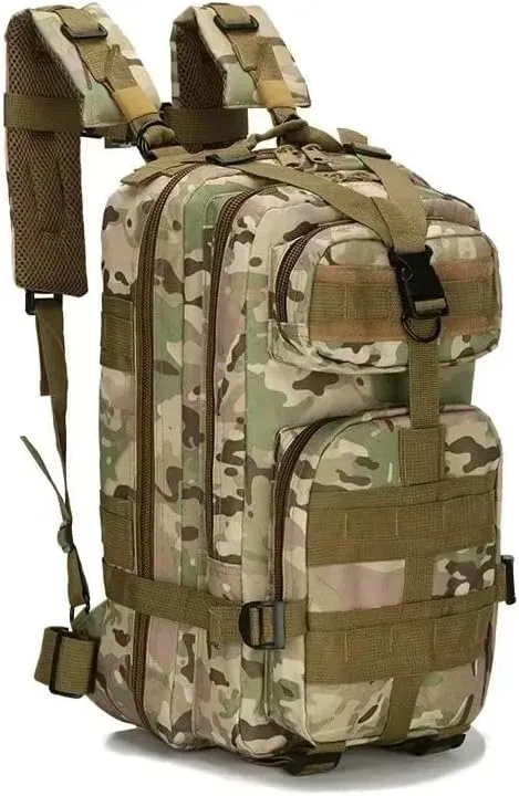 Outdoor Backpacks Tactical Sports Camping Hiking Trekking Fishing Hunting Bags Outdoor Hiking Bag(Khaki)
