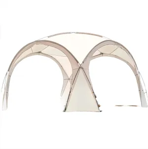 Outdoor Camping Dome Shelter-Weatherproof, Foldable Design with Large Sunshade Canopy