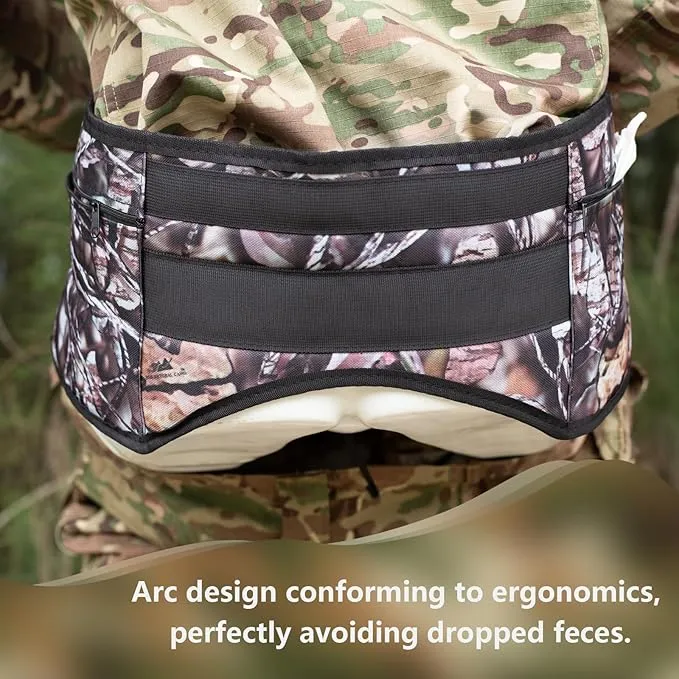 Outdoor Portable Toilet for Camping, Crap Strap for Pooping in The Woods, Perfect for Hiking, Travel, Fishing, Hunting