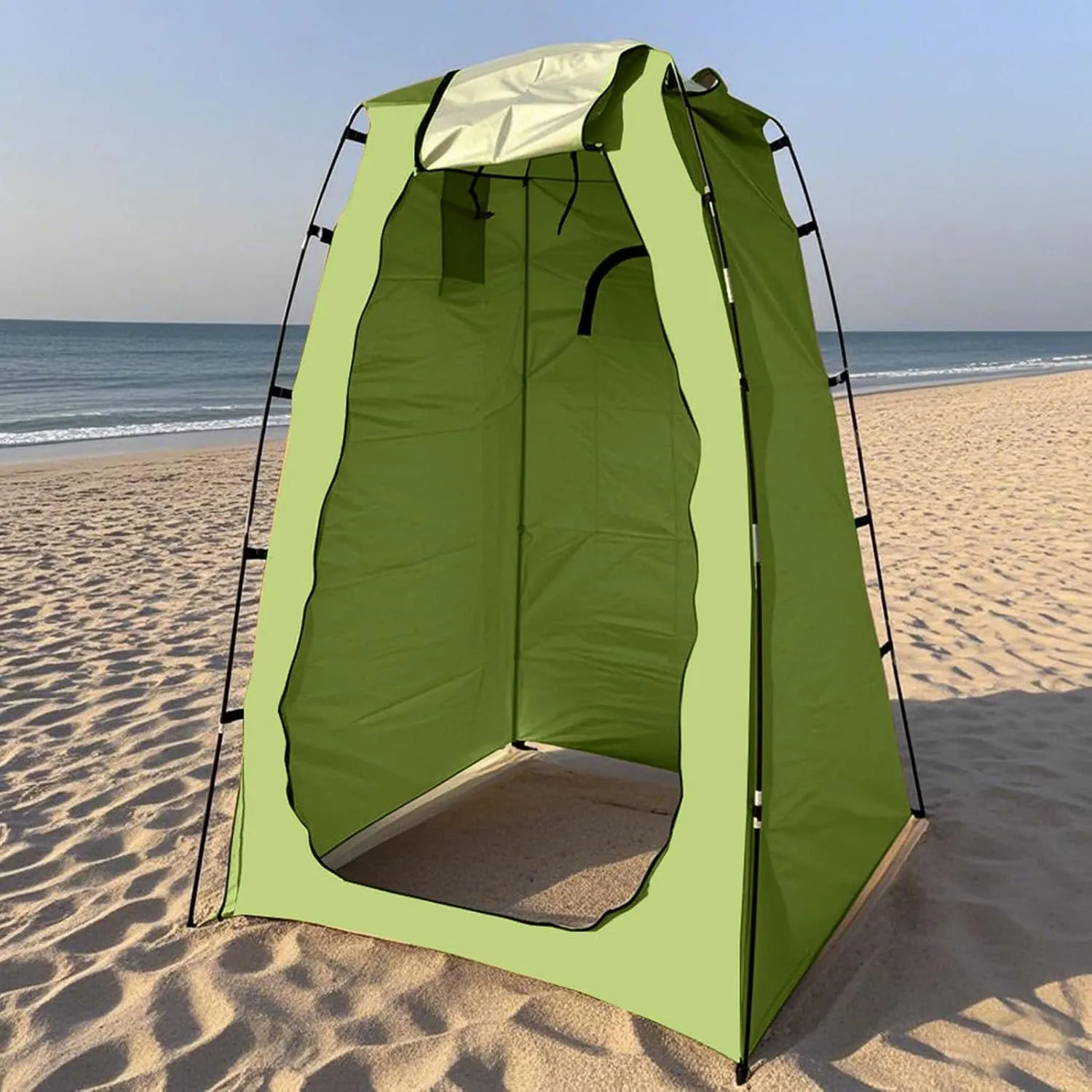 Outdoor Shower Tent | Portable Pop Up Privacy Shower Tent, Trip Changing Room Shelters, 4-in-1 Multifunctional Portable Shower Tents Privacy Closure for Beach RV Backyard
