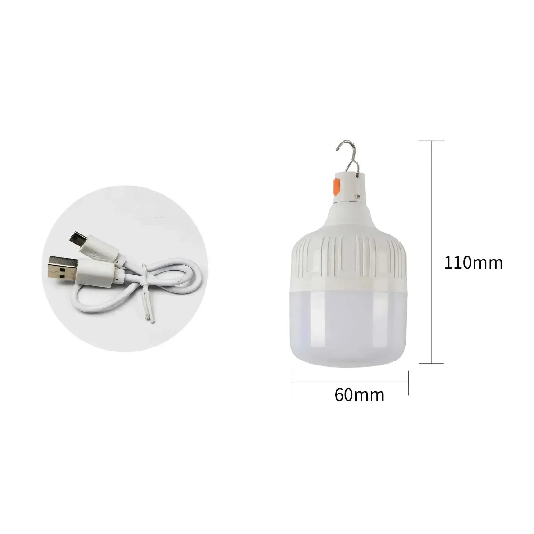 Outdoor USB Rechargeable LED Light Bulb