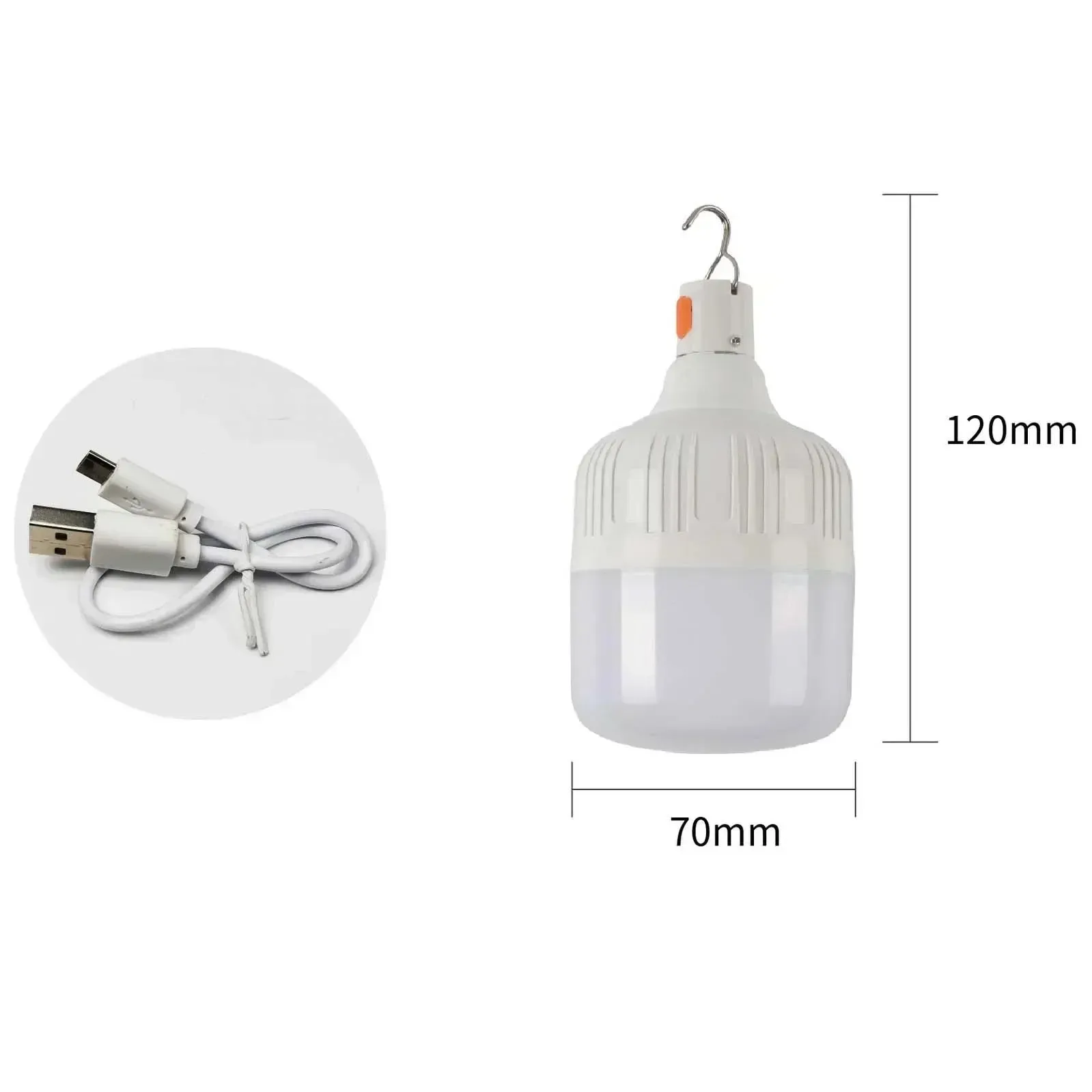 Outdoor USB Rechargeable LED Light Bulb
