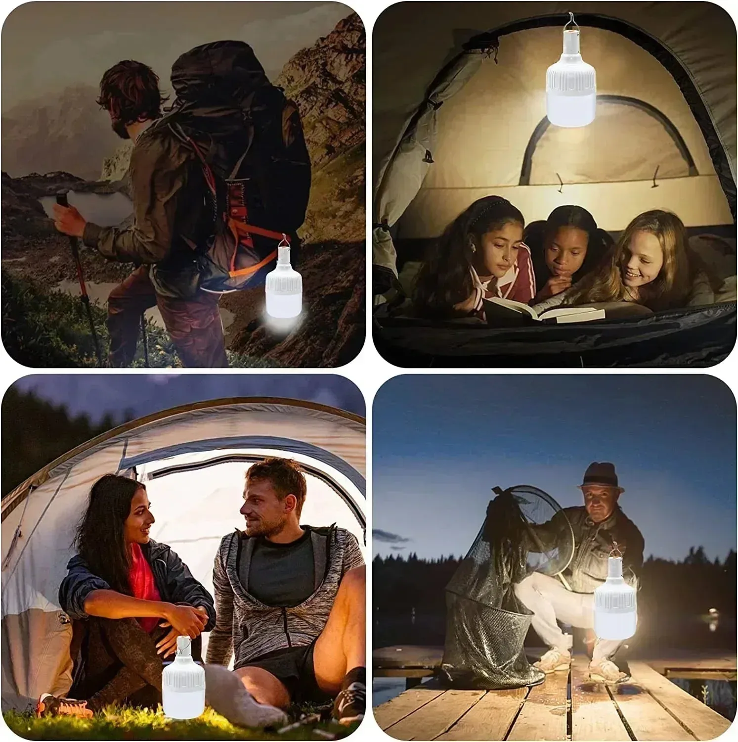 Outdoor USB Rechargeable LED Light Bulb
