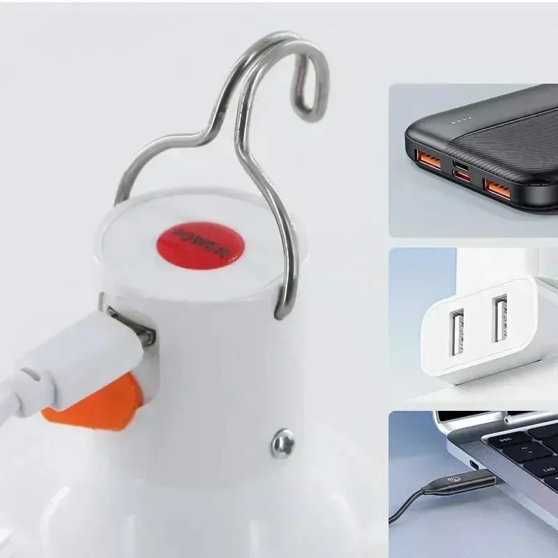 Outdoor USB Rechargeable LED Light Bulb