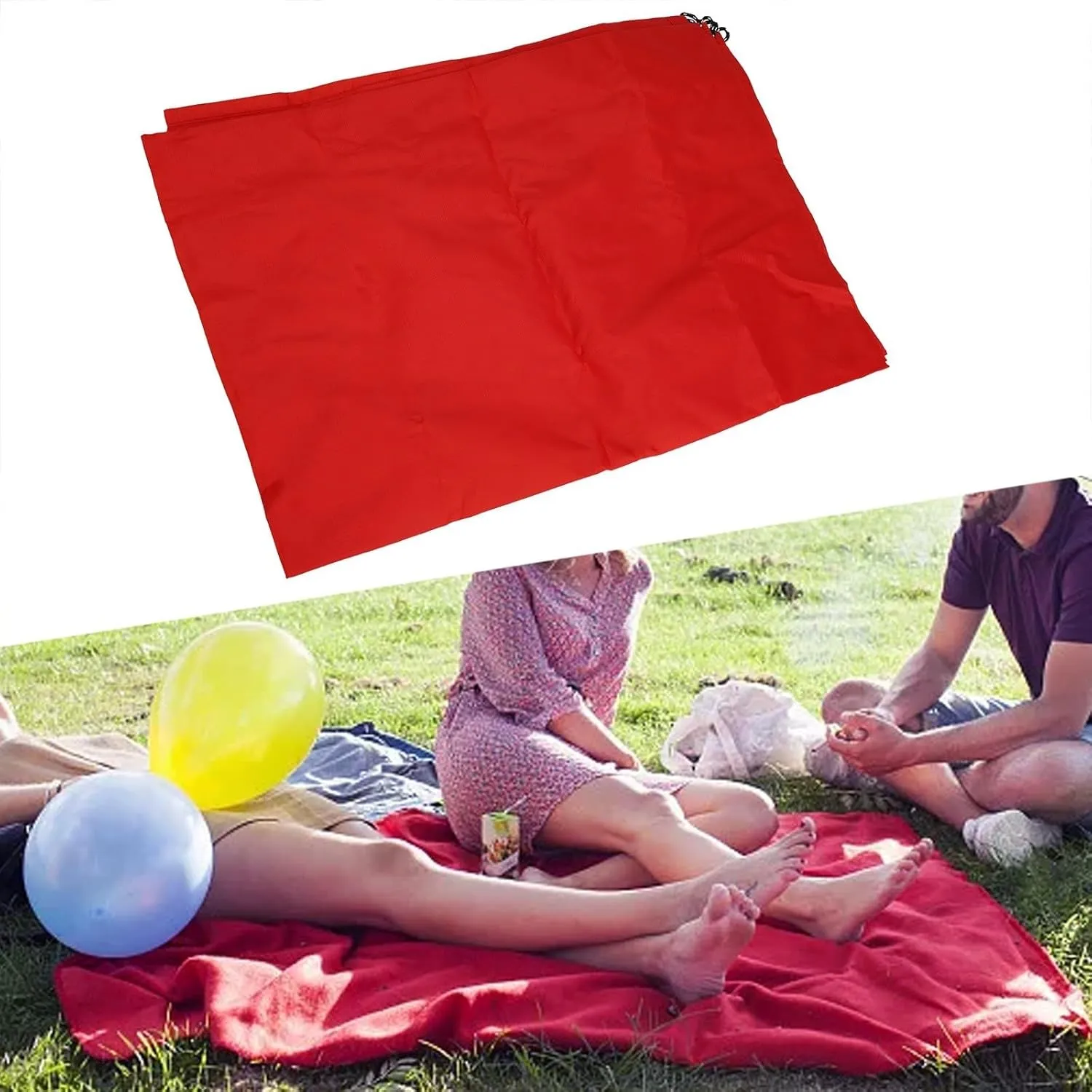 Outside Camping Rain Tarp, Waterproof Portable Tarp Shelter Rain Tarp Sun Shade Shelter for Outdoor Adventures(Red 140x200CM)