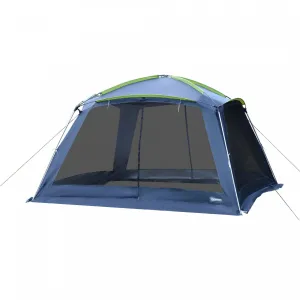 Outsunny 12' X12' X 7' 5-8 Persons Portable Outdoor Camping Tent Water Resistant Shelter Hiking Pop |Outsunny 12'x12'x7' 5-8 Personnes Tente De Camping En Plein Air Portable Abri Resistant A L'eau Rand