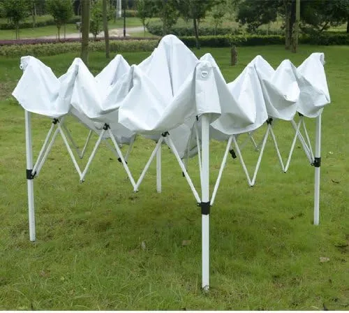 Outsunny Slant Leg Easy Pop-Up Canopy Party Tent