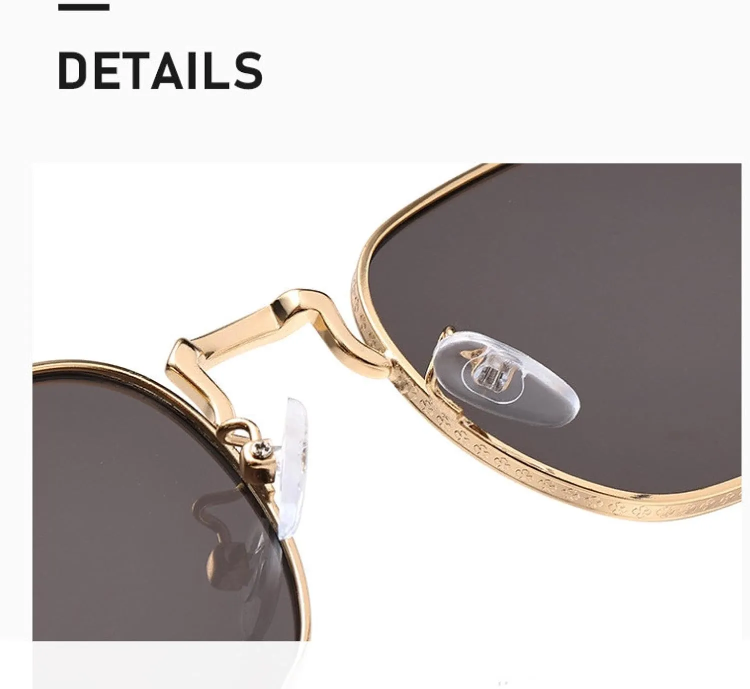 Oval Metal Fashionable Retro Men Sunglasses Women Uv Resistant Eyeglass Luxury Uv400