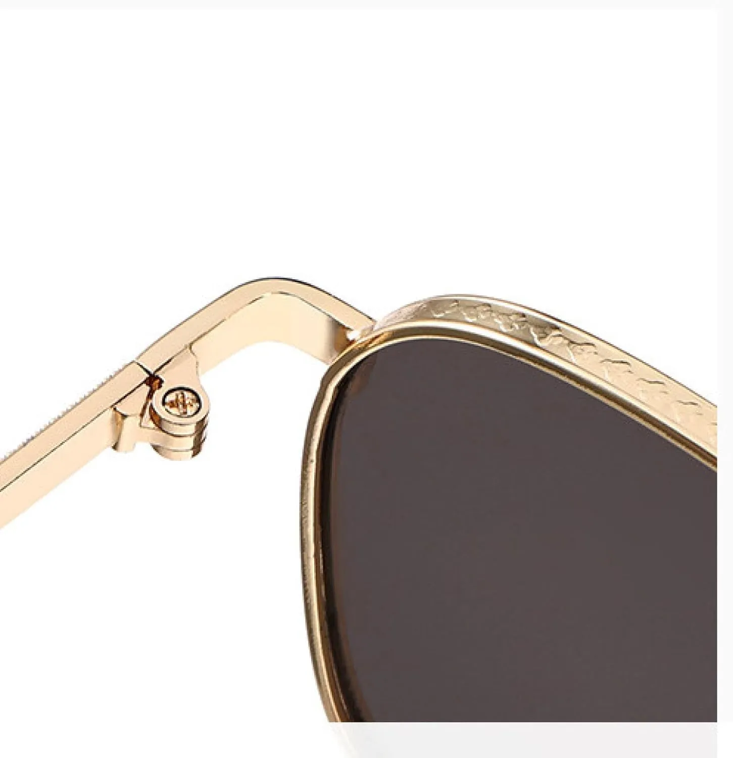 Oval Metal Fashionable Retro Men Sunglasses Women Uv Resistant Eyeglass Luxury Uv400