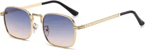 Oval Metal Fashionable Retro Men Sunglasses Women Uv Resistant Eyeglass Luxury Uv400