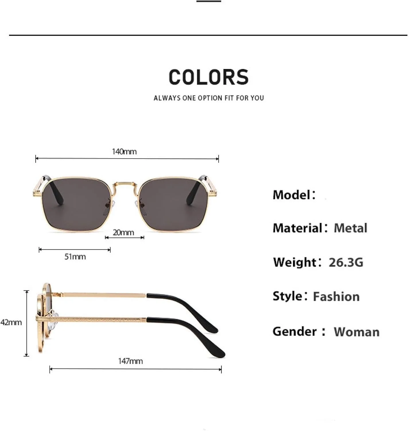 Oval Metal Fashionable Retro Men Sunglasses Women Uv Resistant Eyeglass Luxury Uv400