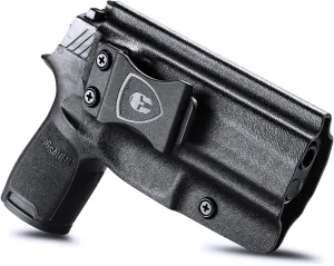 P320 Holster, IWB Kydex Holster Fit: Sig Sauer P320 Full Size / P320 Compact / P320 X Carry Pistol, Inside Waistband Concealed Carry Holster for Men/Women, Adj. Cant & Posi-Click Retention