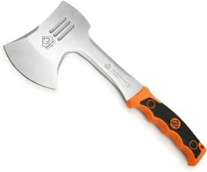 Packable Camping Hatchet with Orange Rubber Handle