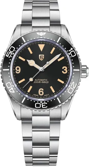 Pagani Designed Men's Mechanical Watches Japanese Automatic Mechanical Stainless Steel Fashion Classic Sapphire Glass Sports Waterproof Watches