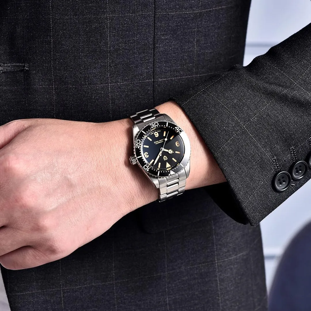 Pagani Designed Men's Mechanical Watches Japanese Automatic Mechanical Stainless Steel Fashion Classic Sapphire Glass Sports Waterproof Watches