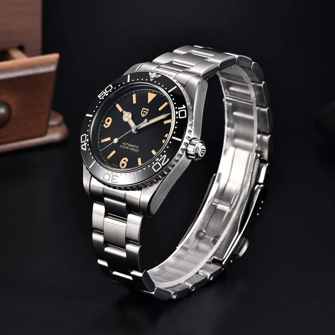 Pagani Designed Men's Mechanical Watches Japanese Automatic Mechanical Stainless Steel Fashion Classic Sapphire Glass Sports Waterproof Watches