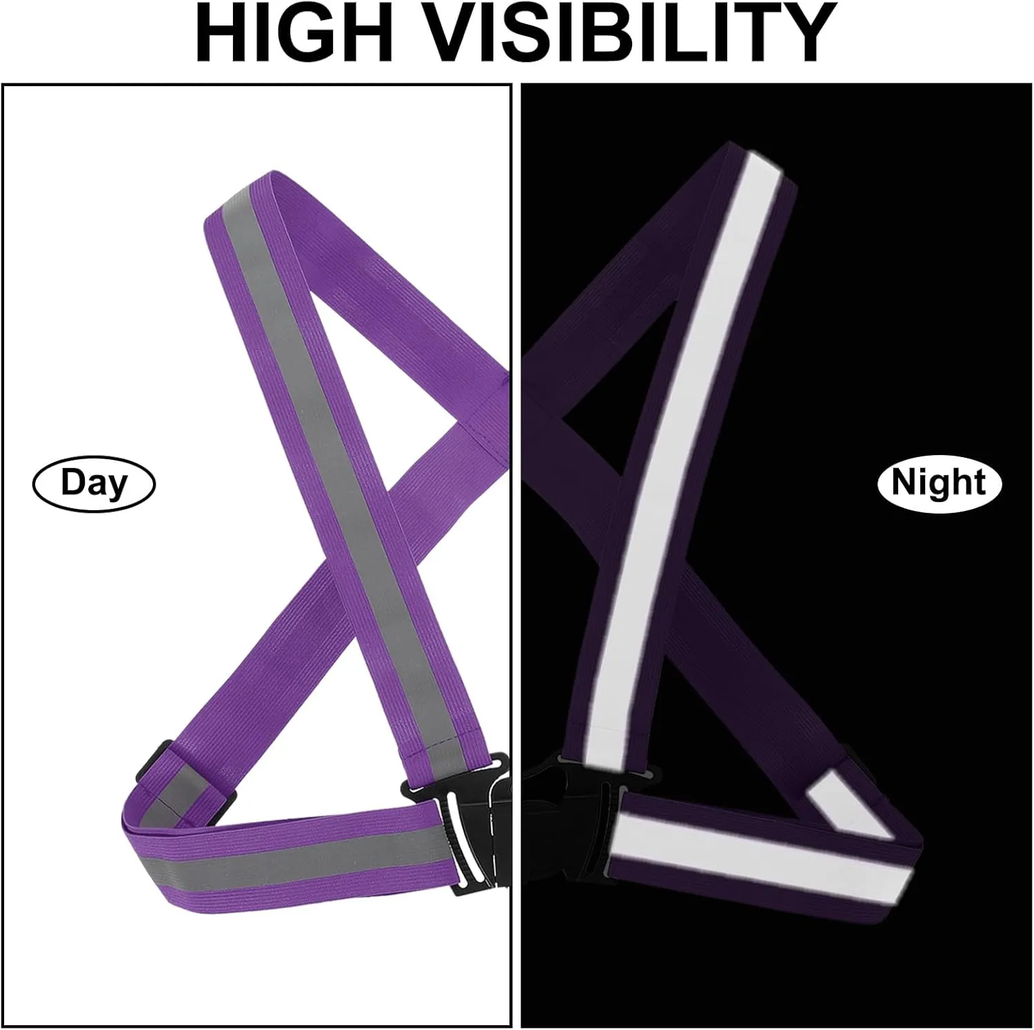 PATIKIL Adjustable Reflective Running Belt
