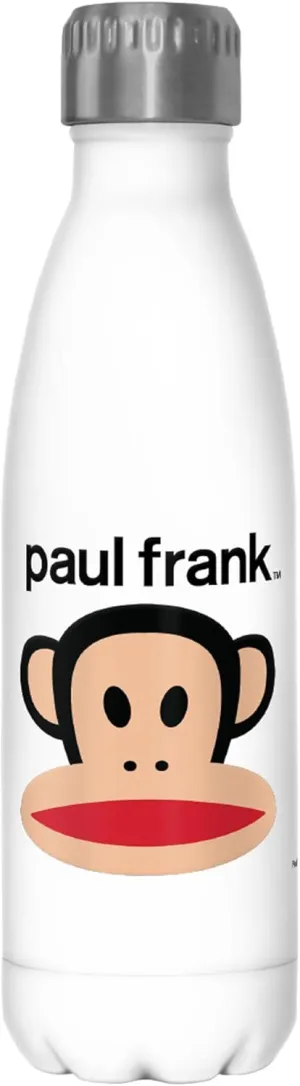 Paul Frank Julius Head 17 oz Stainless Steel Water Bottle, 17 Ounce, Multicolored