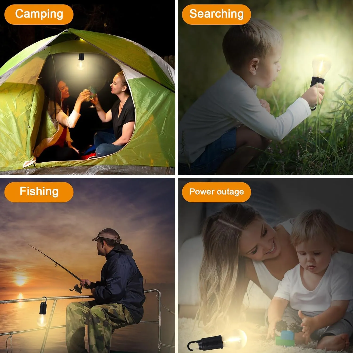 Pc) Modes Backpacking Tents with Lights 3 Rechargeable Emergency (1 Lamp Tent Lighting Camping for Tent Fishing, LED for Lights Clip Camping Best deal Camping Hiking Impeccable Portable Lantern Camping Hook