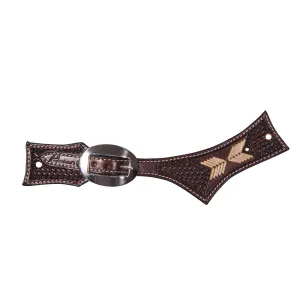 PC Spur Straps Hatchet Chocolate Arrow Ladies