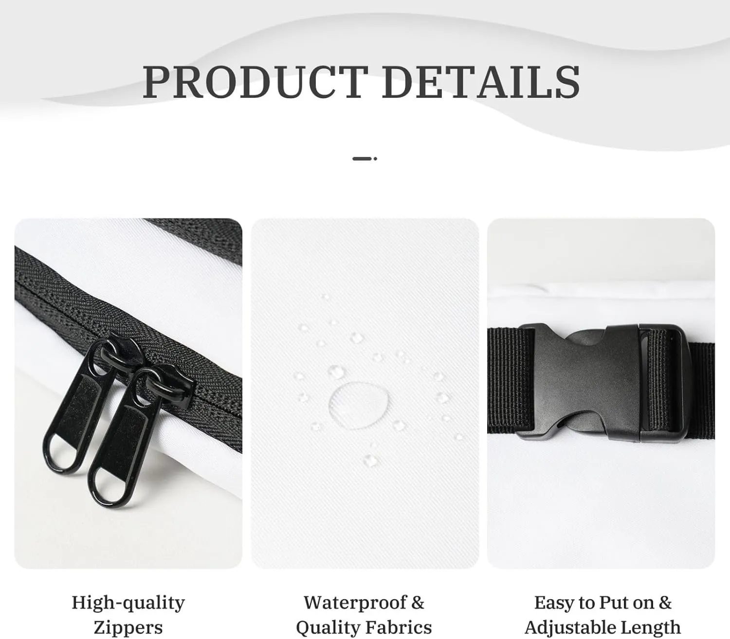 Personalized Fanny Pack Custom Waist Bag with Text Logo Photo Adjustable Belt Bag for Men Women Travel Hiking Running