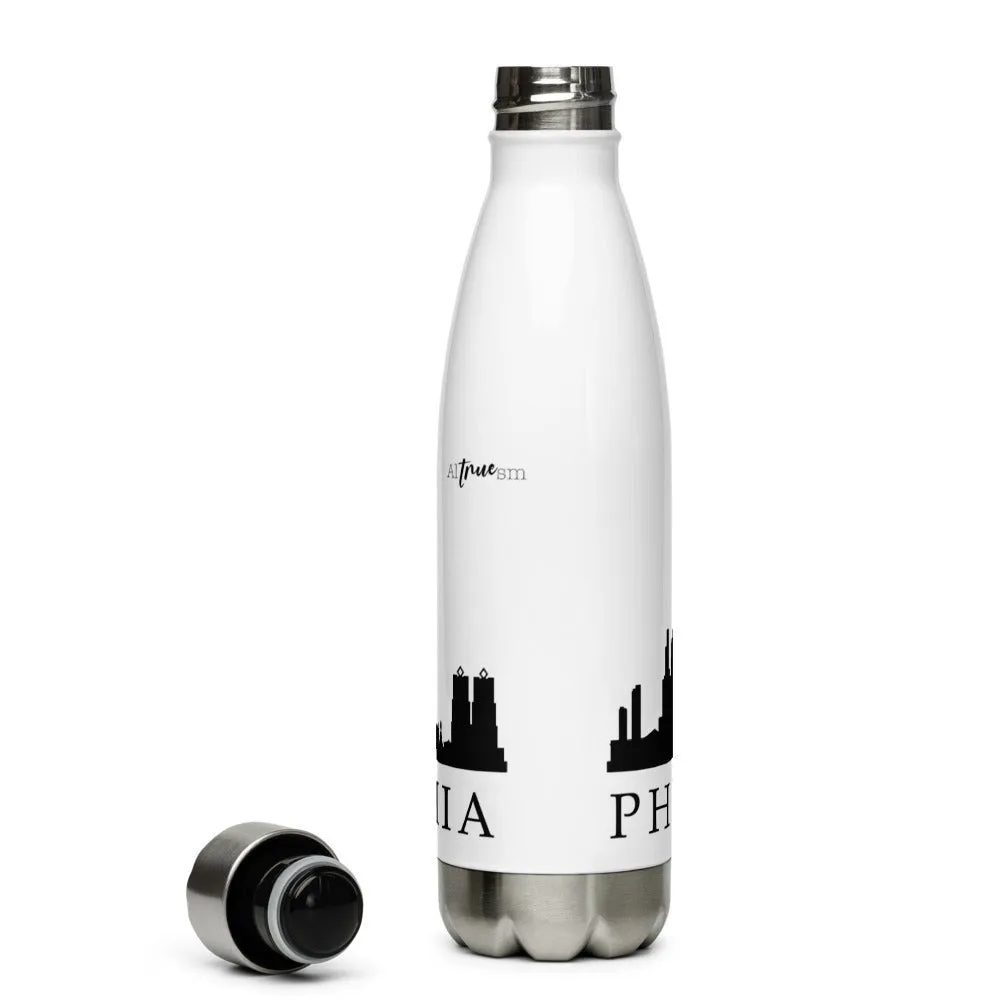 Philadelphia Skyline Stainless Steel Water Bottle