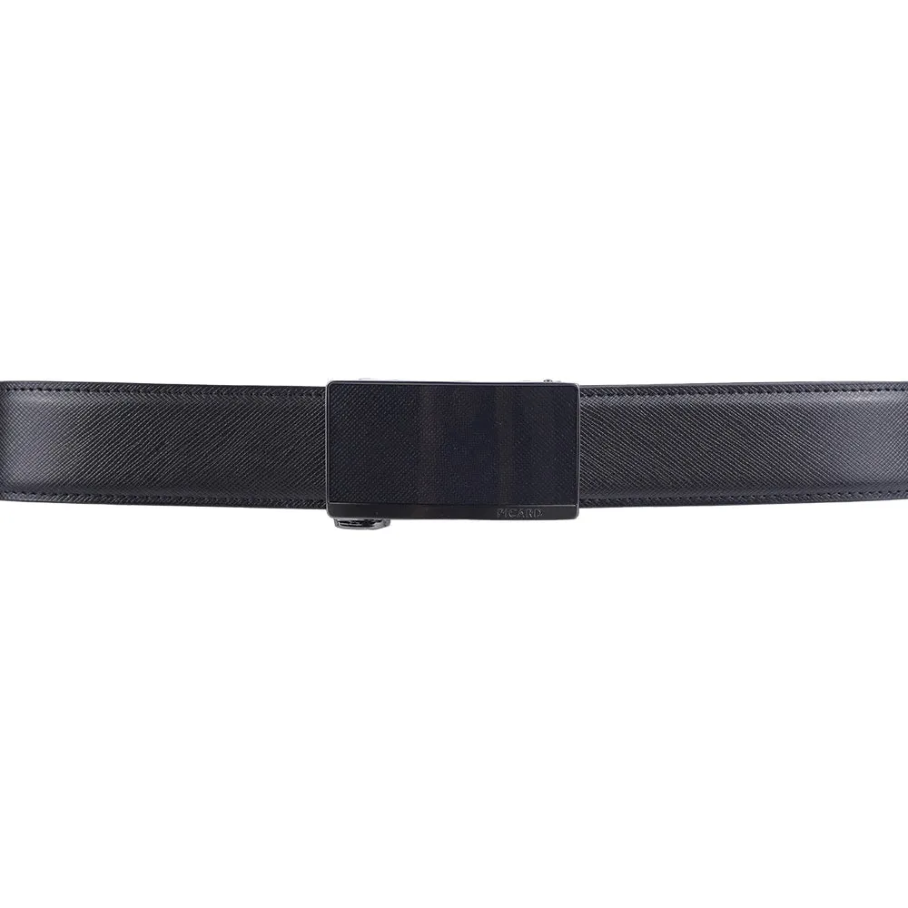 Picard Kiel Micro-Adjustable Auto-Lock Men's Leather Belt (Black)