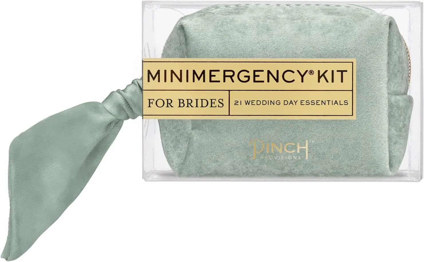 Pinch Provisions Minimergency Kit for Brides, Includes 21 Must-Have Essential Items for The Big Day, Compact, Multi-Functional Zipper Pouch, Perfect Survival Kit for Team Bride