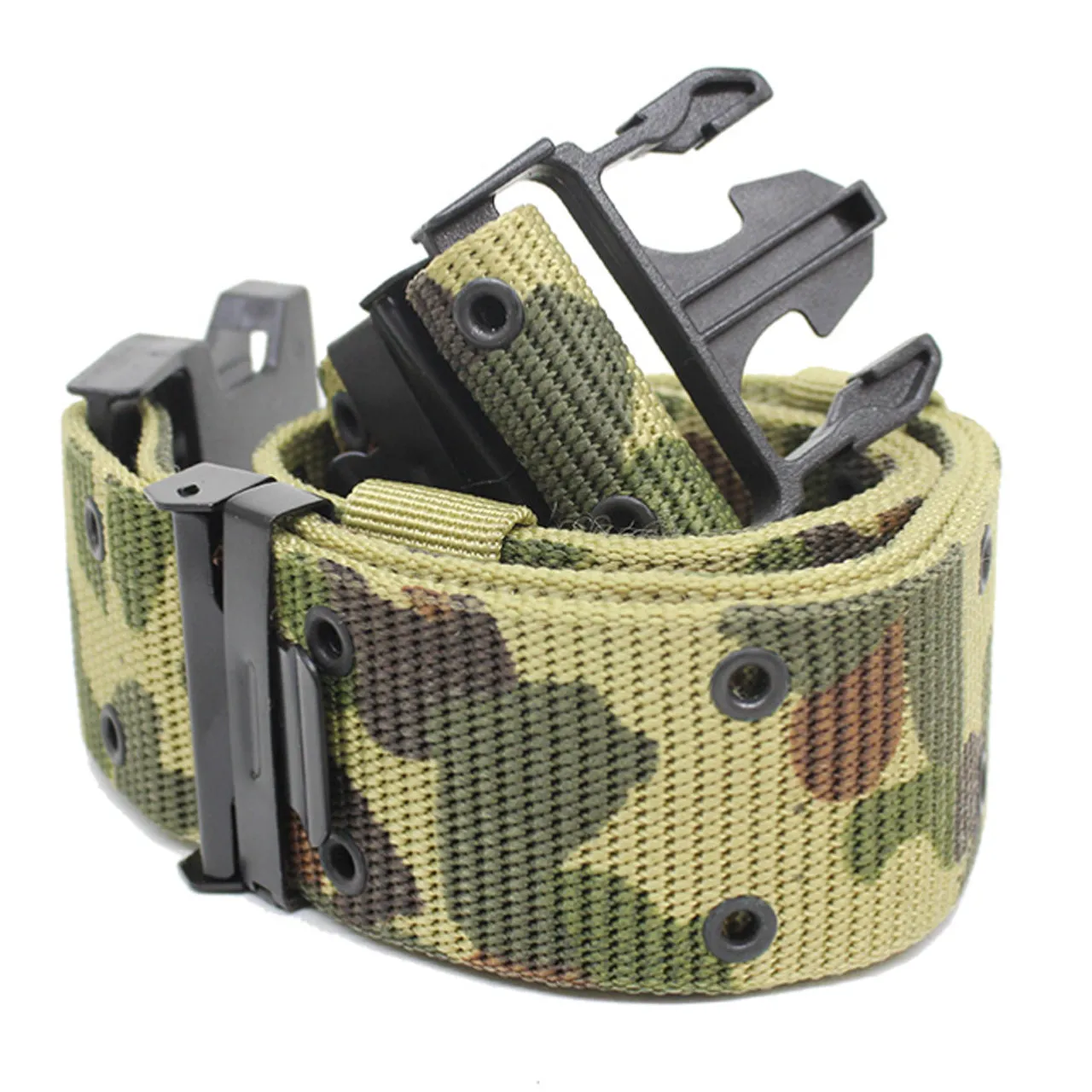 Pistol Belt With Side Release Buckle Auscam