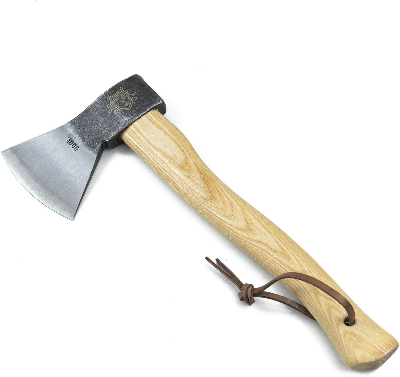 Plundie German Type Hatchet 1000 Traditional Ash Handle, Natural x Silver, 16.5 inches (42 cm)