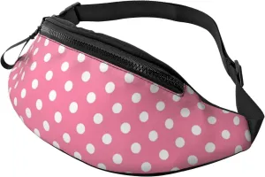 Polka Dots Fanny Waist Bag Pack Casual Chest Bag Waist Packs Everywhere Belt Bag Sling Bag for Women Men