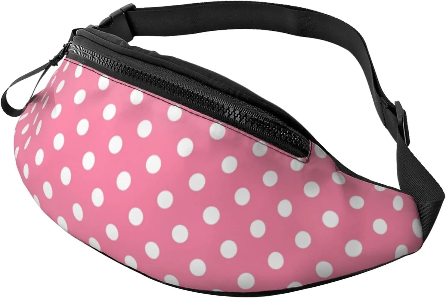 Polka Dots Fanny Waist Bag Pack Casual Chest Bag Waist Packs Everywhere Belt Bag Sling Bag for Women Men