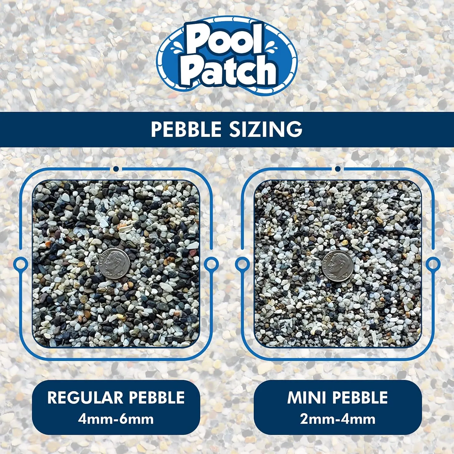 Pool Patch Pool Pebble Repair Kit, 3-Pound, Sand Regular