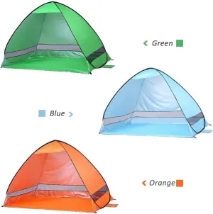 Pop Up Beach Tent, Automatic Instant Setup, Portable Cabana Sun Shelter for 2 People, UV Protection & Water Resistant, Carry Bag Included