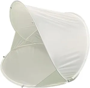 Pop up Beach Tent Lightweight Instant Sun Shelter W/Carrying Bag Compact Outdoor Sun Tent for 1-2 People (Beige)