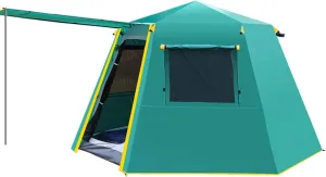 Pop Up Tent Family Camping Tent 3-4 Person Automatic Tent Portable Cabana Tent for Camping Hiking Mountaineering Interesting