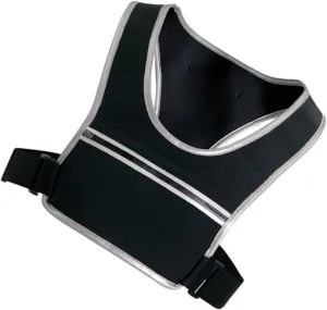 POPETPOP Reflective Running Vest High Visibility Gear for Night Walking Lightweight Breathable Pouch for Mobile Phones Water Bottles for Cyclists Outdoor Enthusiasts