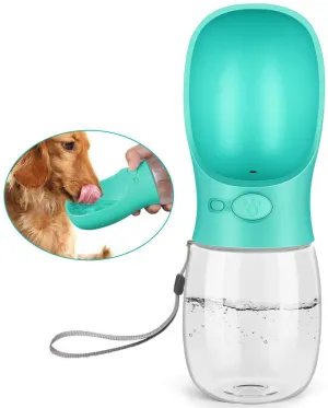 Portable Dog Water Bottle 350ml Leak-Proof Pet Water Dispenser for Dogs & Cats ( Multicolor )