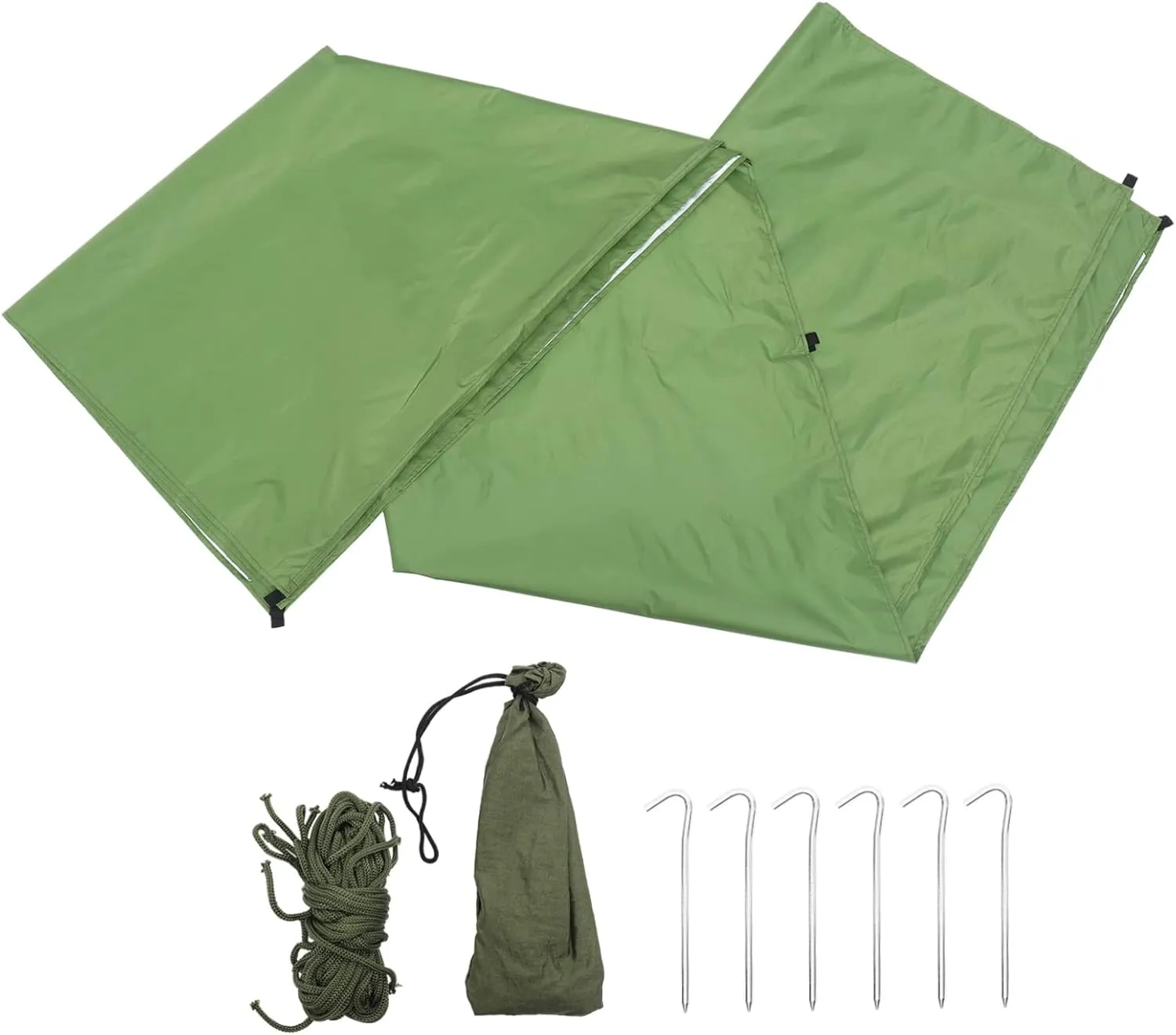 Portable Outdoor Tent Tarp Waterproof Sun Protection Shelter for Camping