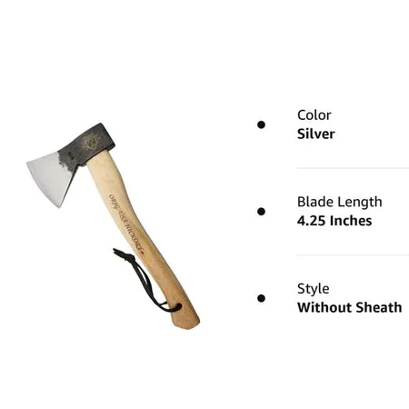 Prandi German Style Hatchet (Without Sheath) - PRA0308TH