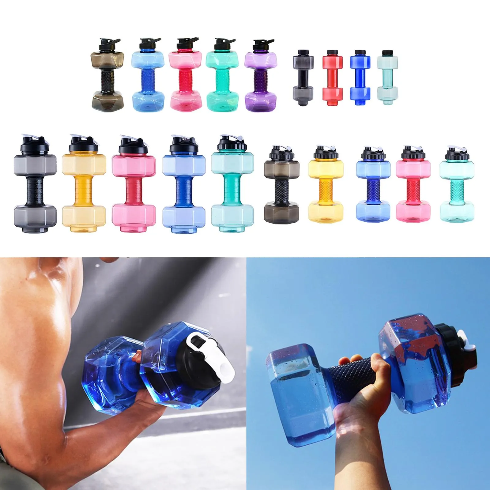 Premium Water-filled Dumbbells – Portable Fitness Equipment for Arm Strength Training, Leak-proof Water Bottle, Ergonomic Grip, Multiple Sizes for Home Gym Workouts