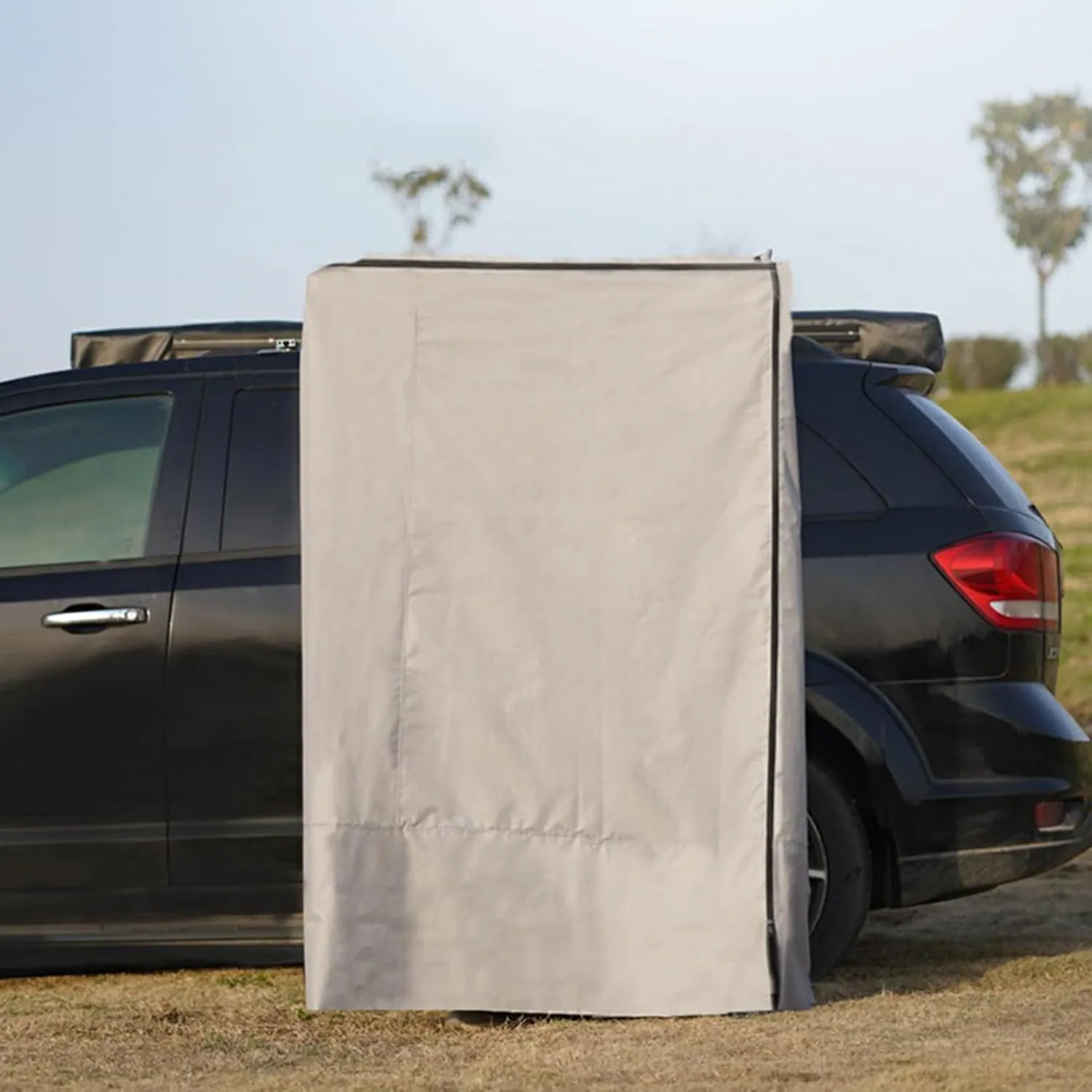 Privacy Shower Tent Awning - Car Side Shower Room Portable Privacy Shelter Bathroom,SUV Truck Bathroom Tent for Outdoor Camping Privacy Shelters
