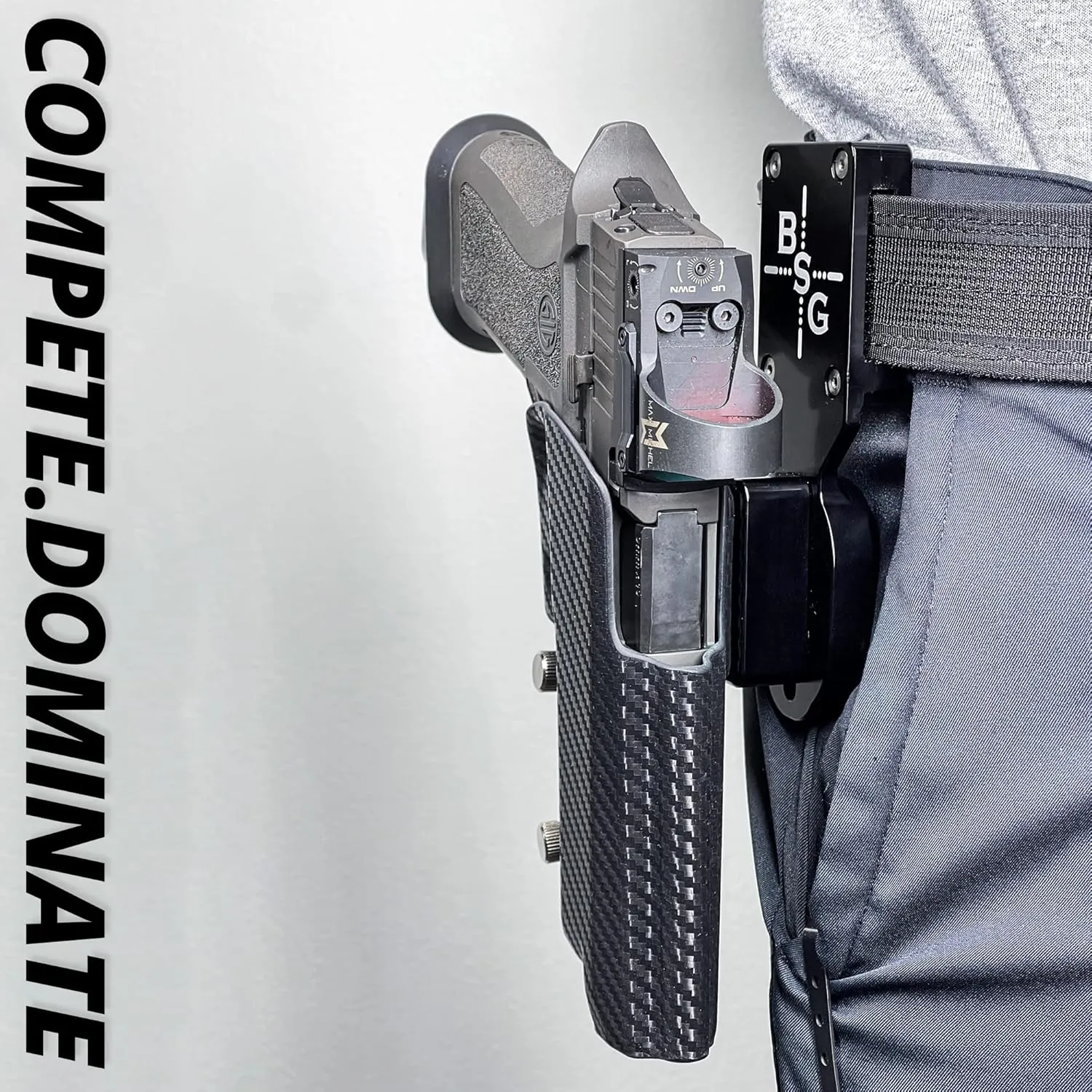 Pro Heavy Duty Competition Holster fits Walther PPQ Q5 Match Polymer Frame, PPQ M2 5''