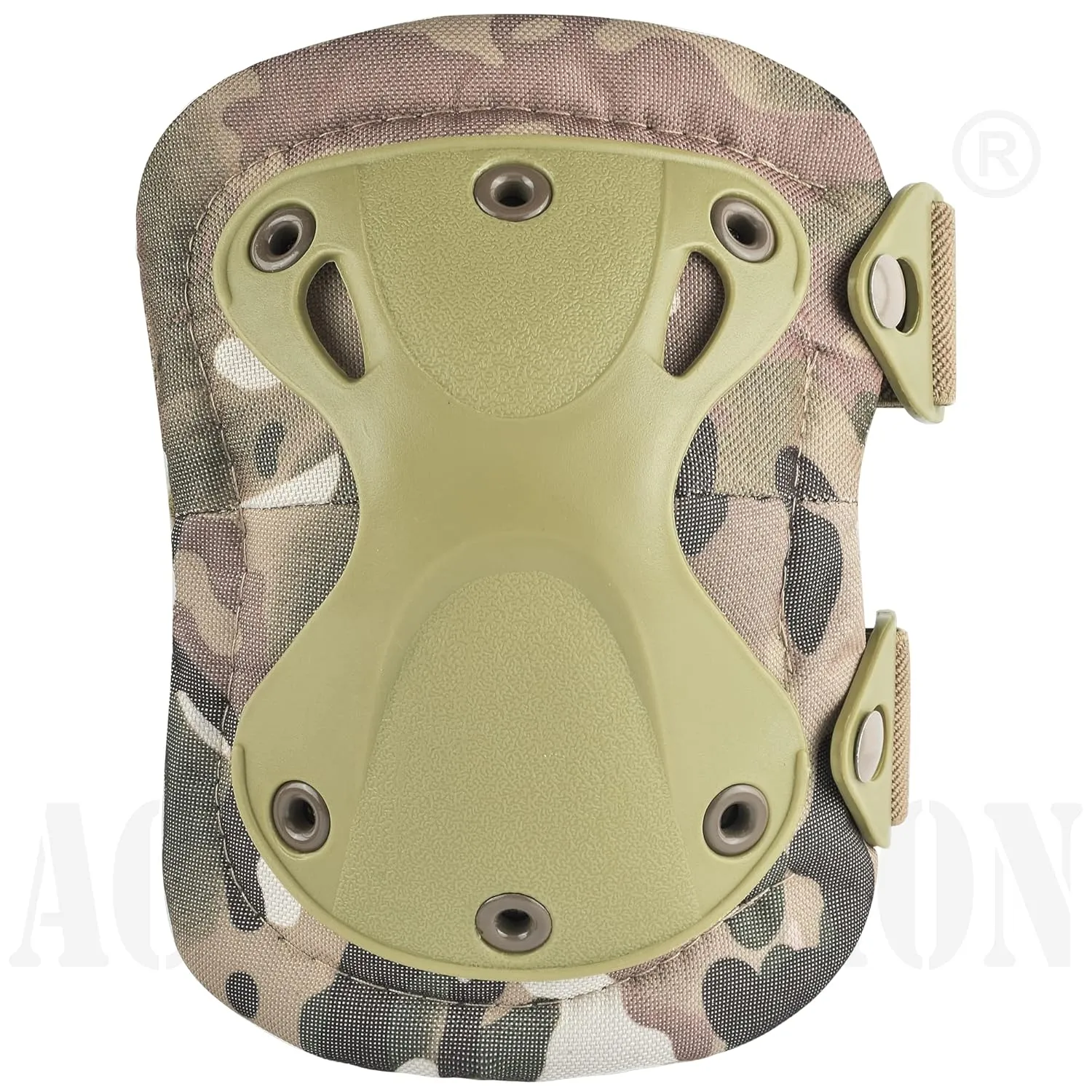 Professional Tactical Combat Knee and Elbow Protective Pads Sets Advanced Tactical Gear Set for Airsoft Paintball Hunting Army Skate Outdoor Sports (Black)