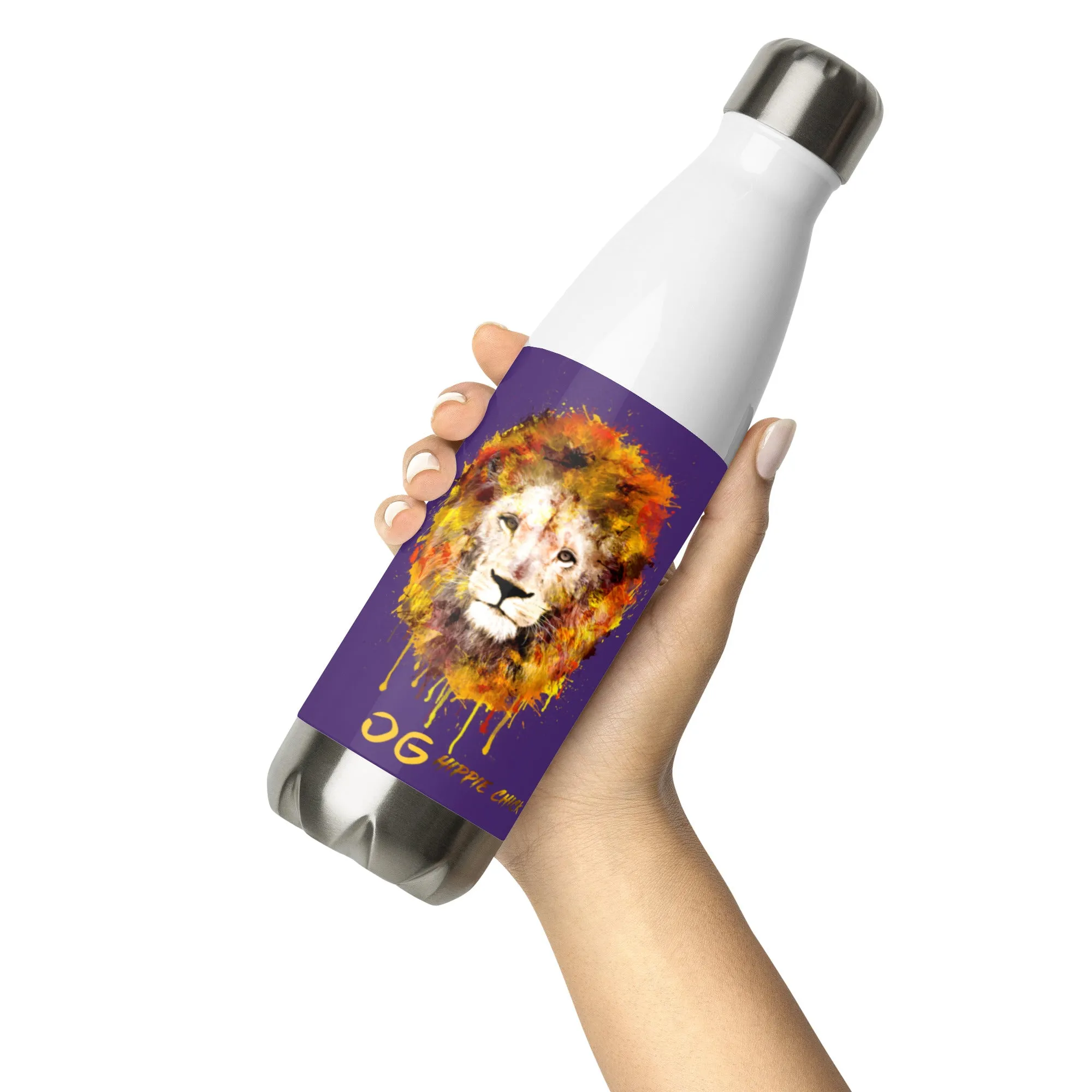 Purple Stainless Steel Water Bottle