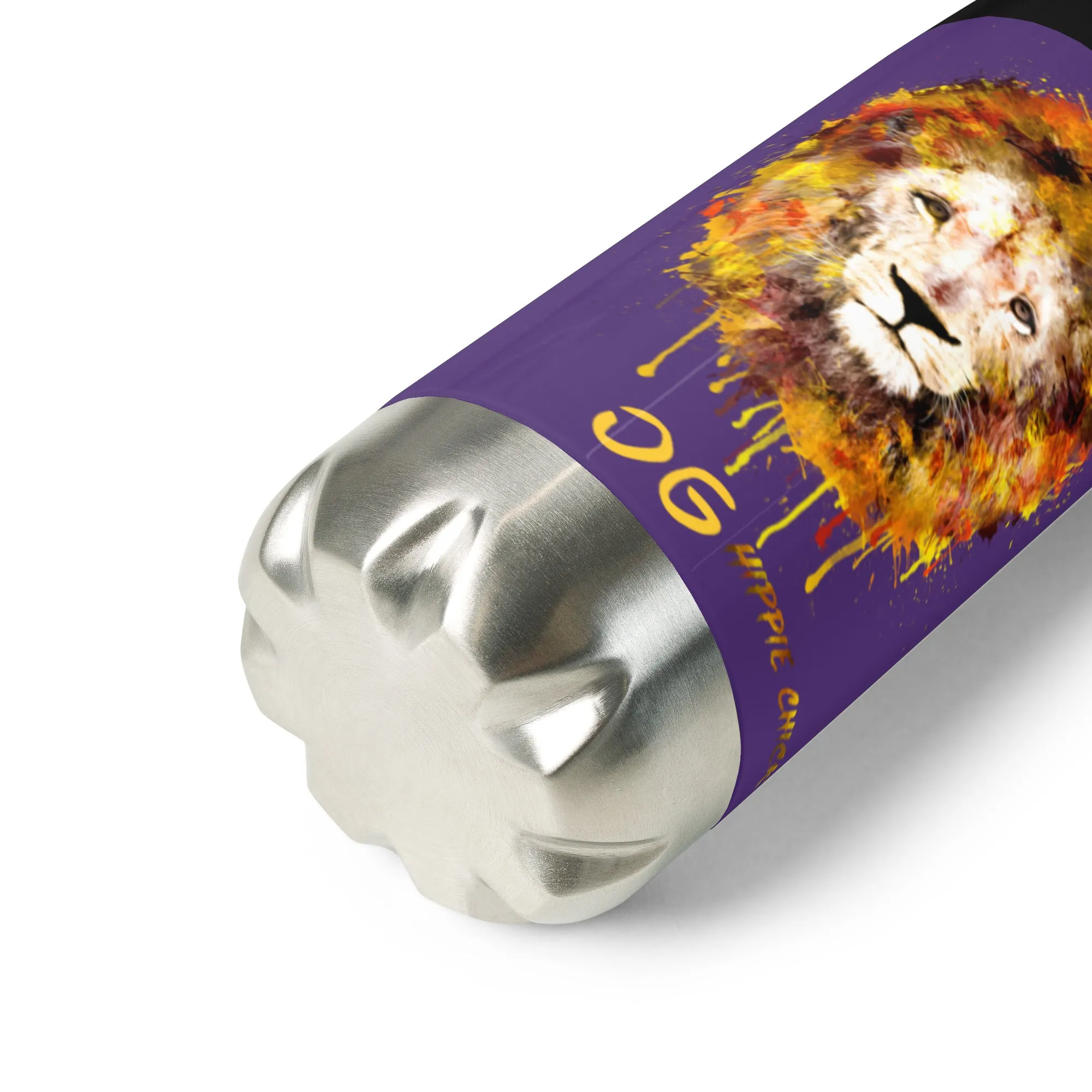 Purple Stainless Steel Water Bottle