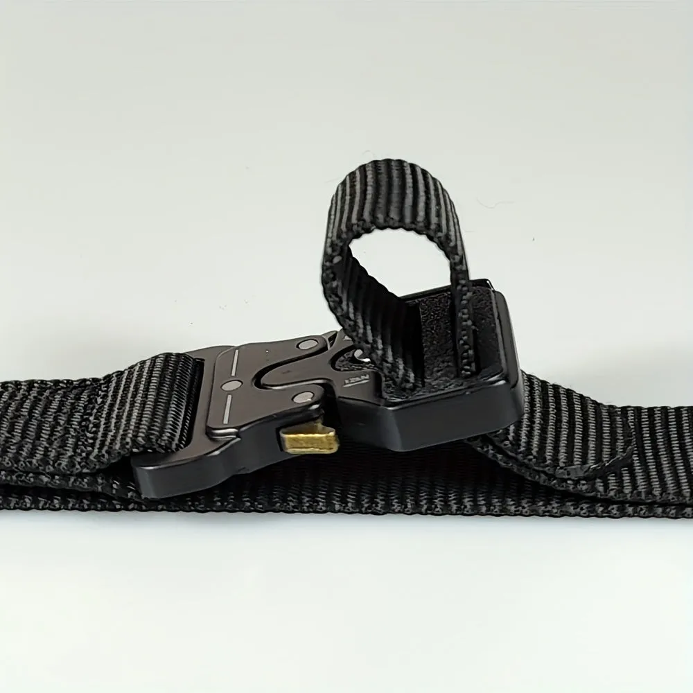 Quick Release Waist Belt 3 Adjustable Nylon Belt Men Work Belt Heavy Duty Buckle