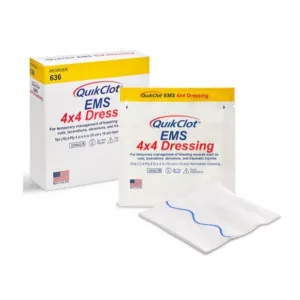 QuikClot EMS 4x4 Dressing