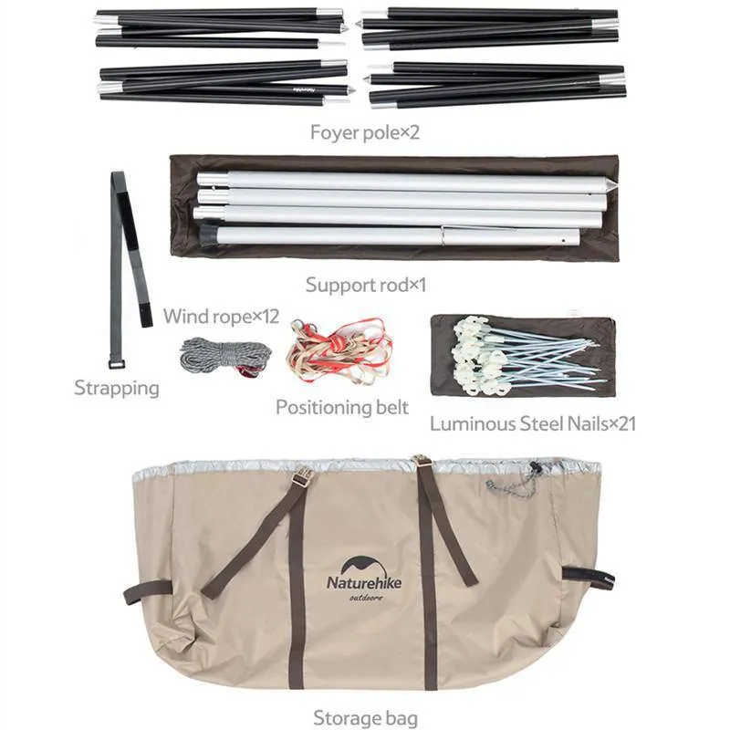 Ranch 6 People 4 season Luxury Camping Tent