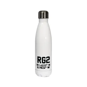 Reading Coordinates Water Bottle